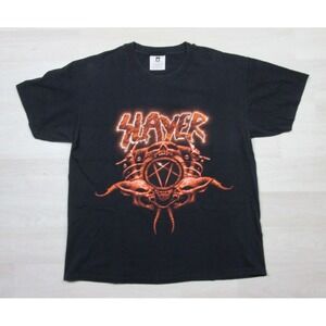 Vintage Slayer Band T Shirt (L) Diabolus on Tour 90s Winterland Tag Orange Logo